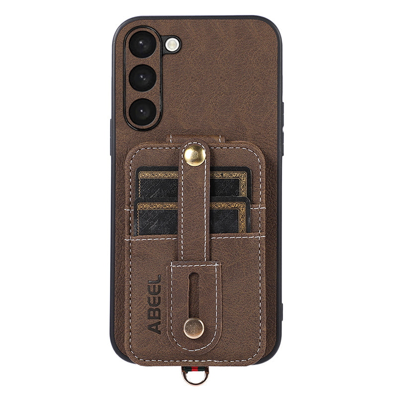 ABEEL Style 02 For Samsung Galaxy S23 Vertical Flip Card Slots Kickstand Case Anti-scratch Litchi Texture PU Leather TPU PC Phone Cover ABEEL Style 02 For Samsung Galaxy S23 Vertical Flip Card Slots Kickstand Case Anti-scratch Litchi Texture PU Leather TPU PC Phone Cover